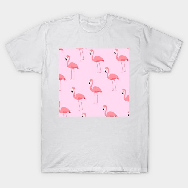 Pattern - Flamingo T-Shirt by MaikaeferDesign